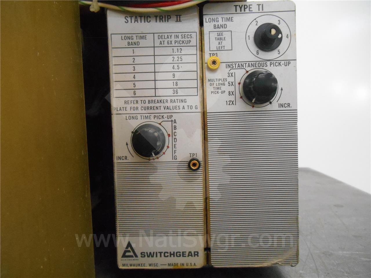 600 Amps Sa Laf-600a Mo/do Static Trip Ii Li, 600 Amps Ct, 800 Amps Fuse - Image 2