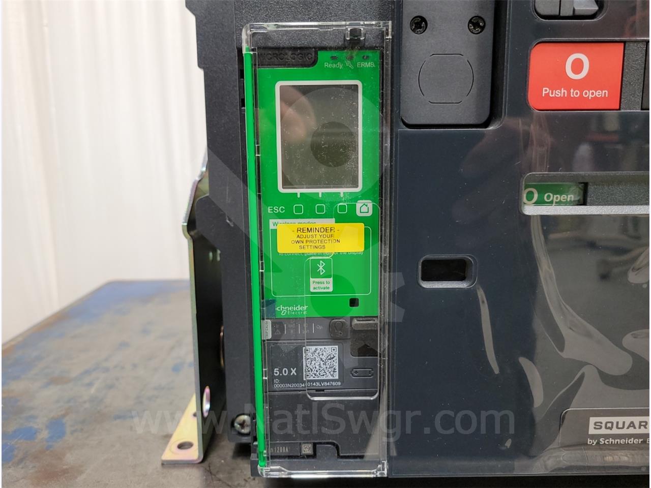 1600 Amps Square D Masterpact Mtz2 16h3 Eo/do Unused Surplus (mtz216h3) 120 Volts AC Control, 24 Volts AC - Image 6