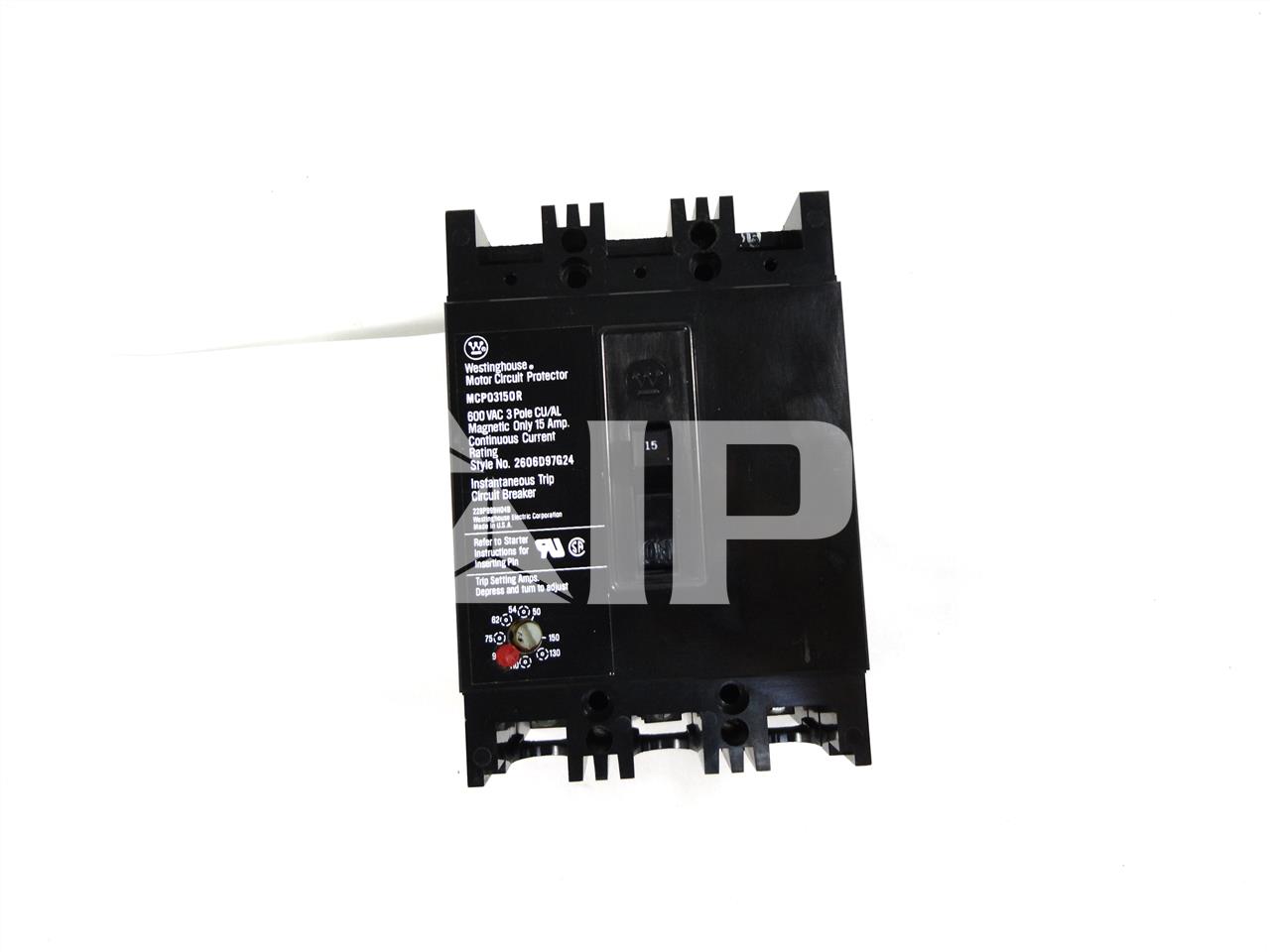 WH Mcp Mccb 15at, 50-150 Amps Inst. - Image 1