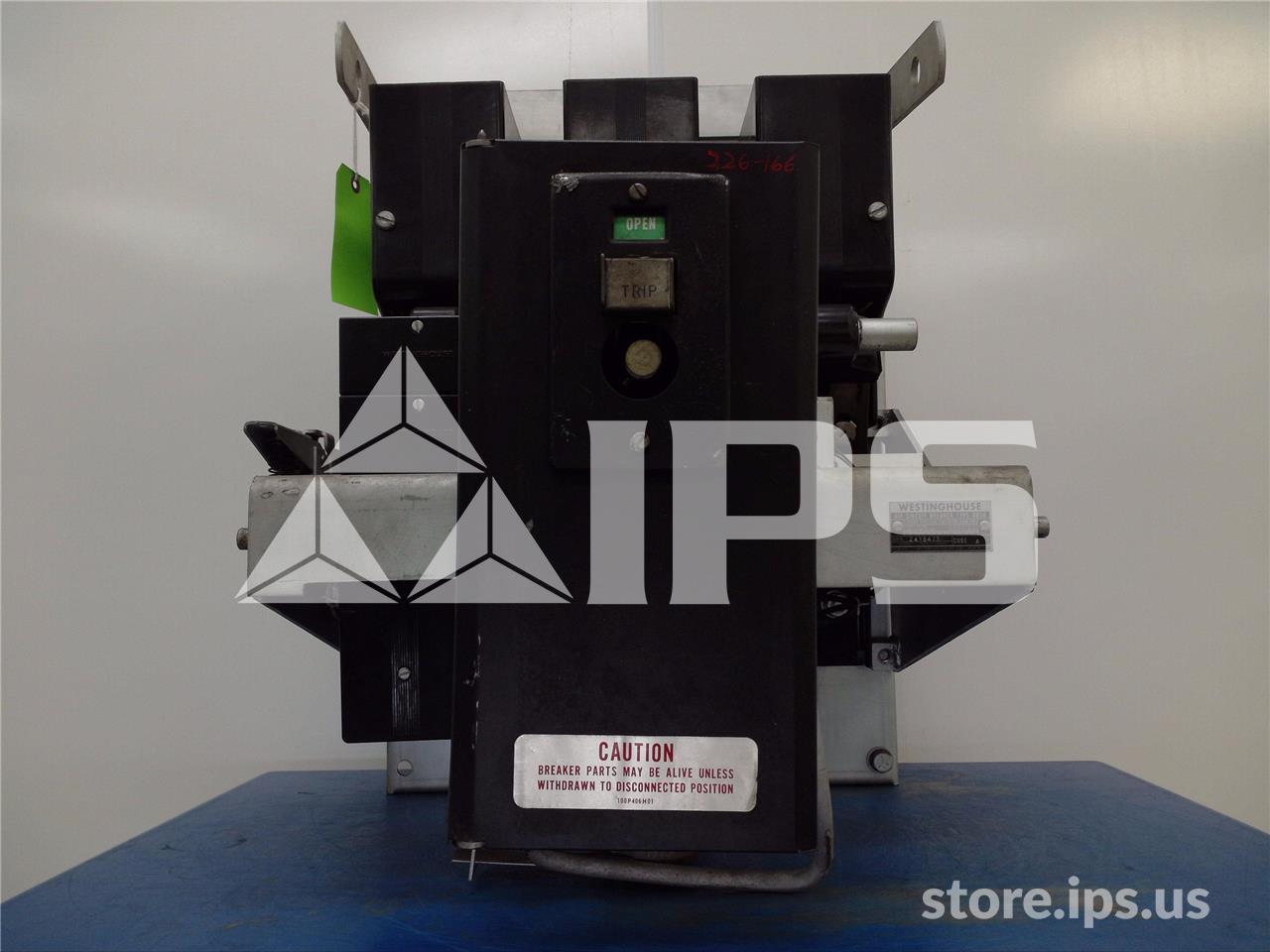 1600 Amps WH Db-50 Eo/do 3p 220 Volts AC Control, 440 Volts AC Close, 240 Volts AC Trip - Image 1
