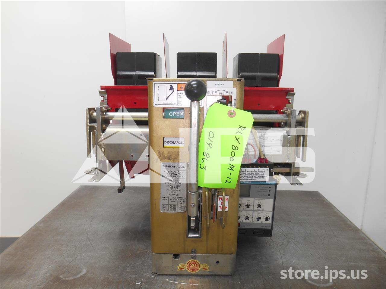 800 Amps Sa Rlx-800 Mo/do Stiii Tsig, 600 Amps Ct - Image 1