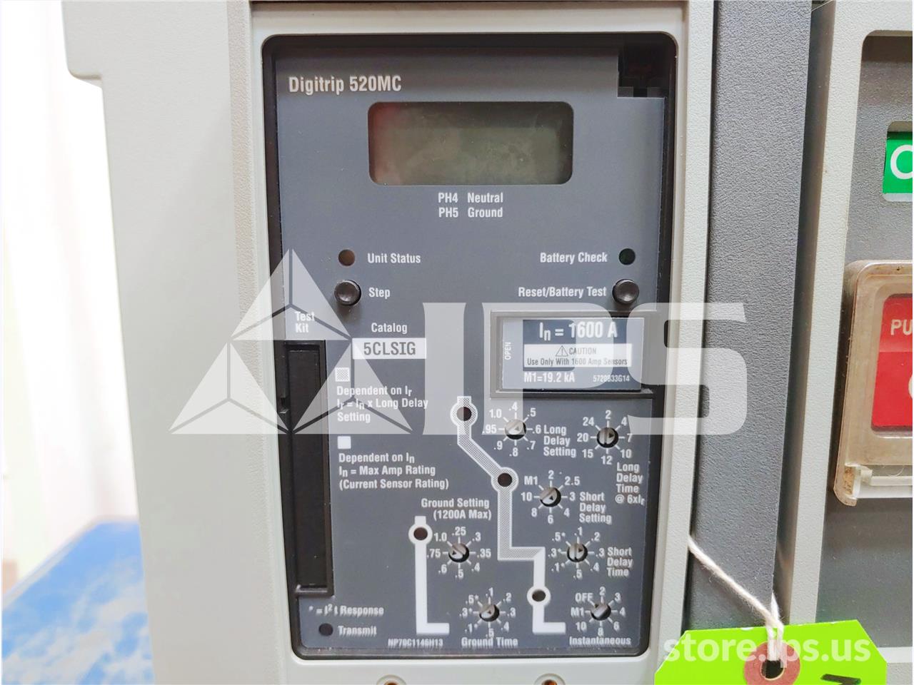 1600 Amps Ch Mds8163wea16cmanan4ymanax Eo/do (mds816) 120 Volts AC Control, Digitrip 520mc Lsig, 1600 Amps - Image 4
