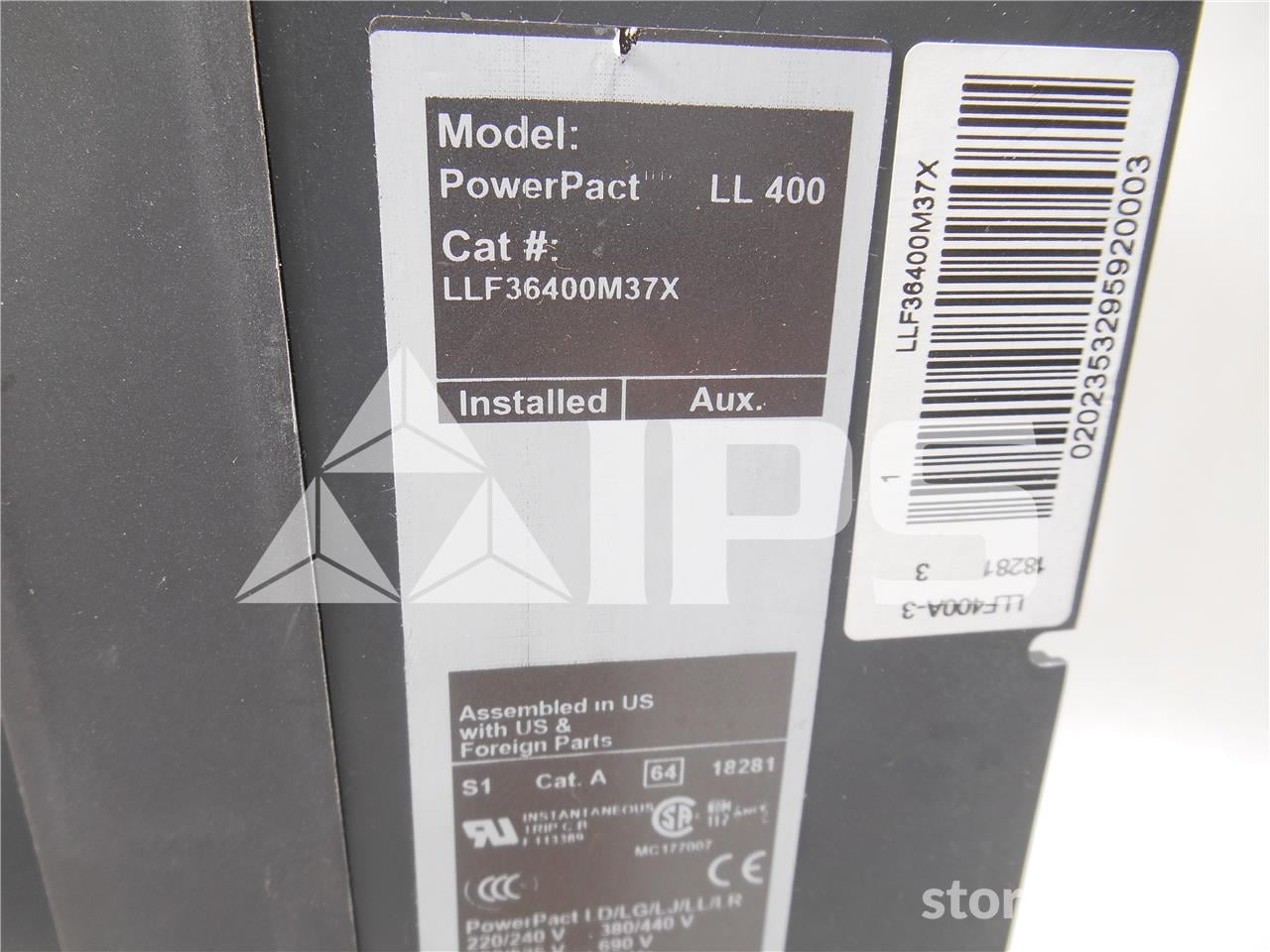 Square D Llf Powerpact L-frame Mccb Micrologic 1.3m Inst, 24 Volts AC Trip, Aux - Image 2