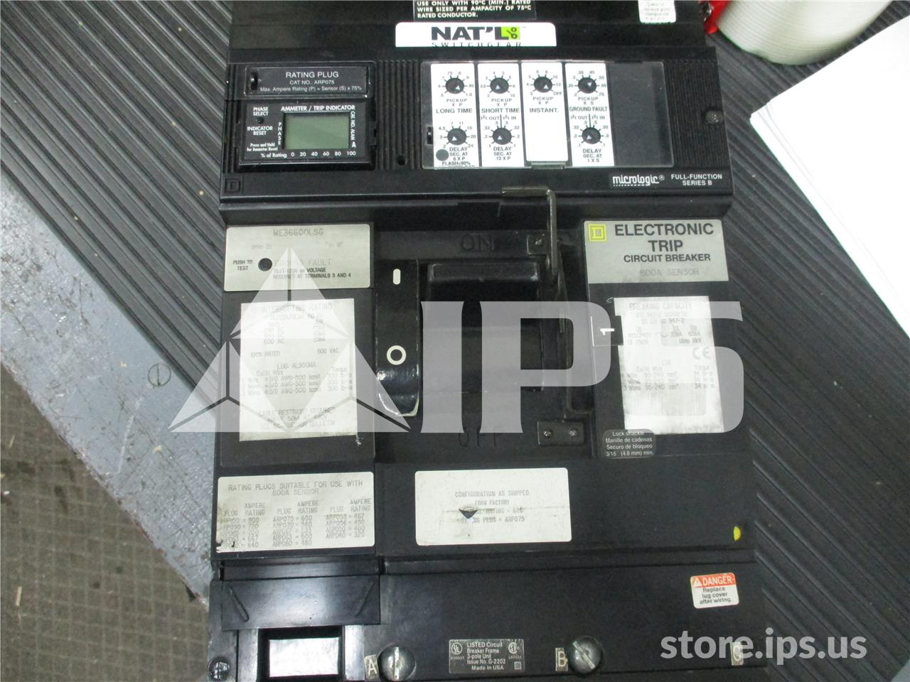 600 Amps Square D Me Mccb Micrologic Series B Lsig - Image 2