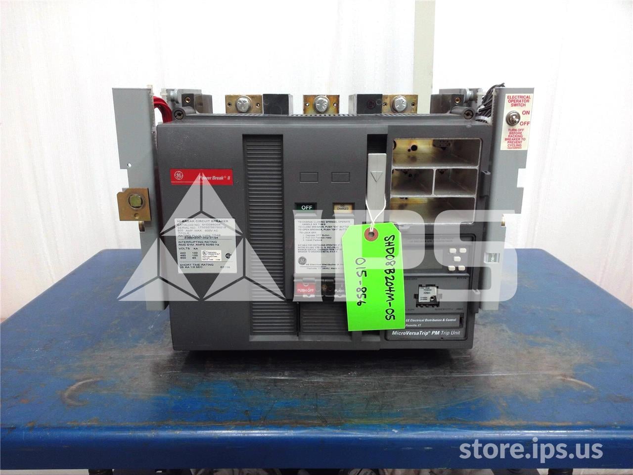800 Amps GE Shd Power Break Ii Mo/do (shd08) Mvt Pm Lsi, 400 Amps Ct, 400 Amps Rp - Image 1