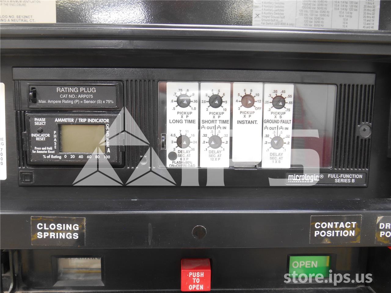 800 Amps Square D Sed36800lsg Mo/do (sed36800) Micrologic Series B Lsig, 800 Amps Ct, Arp075 Rp - Image 3