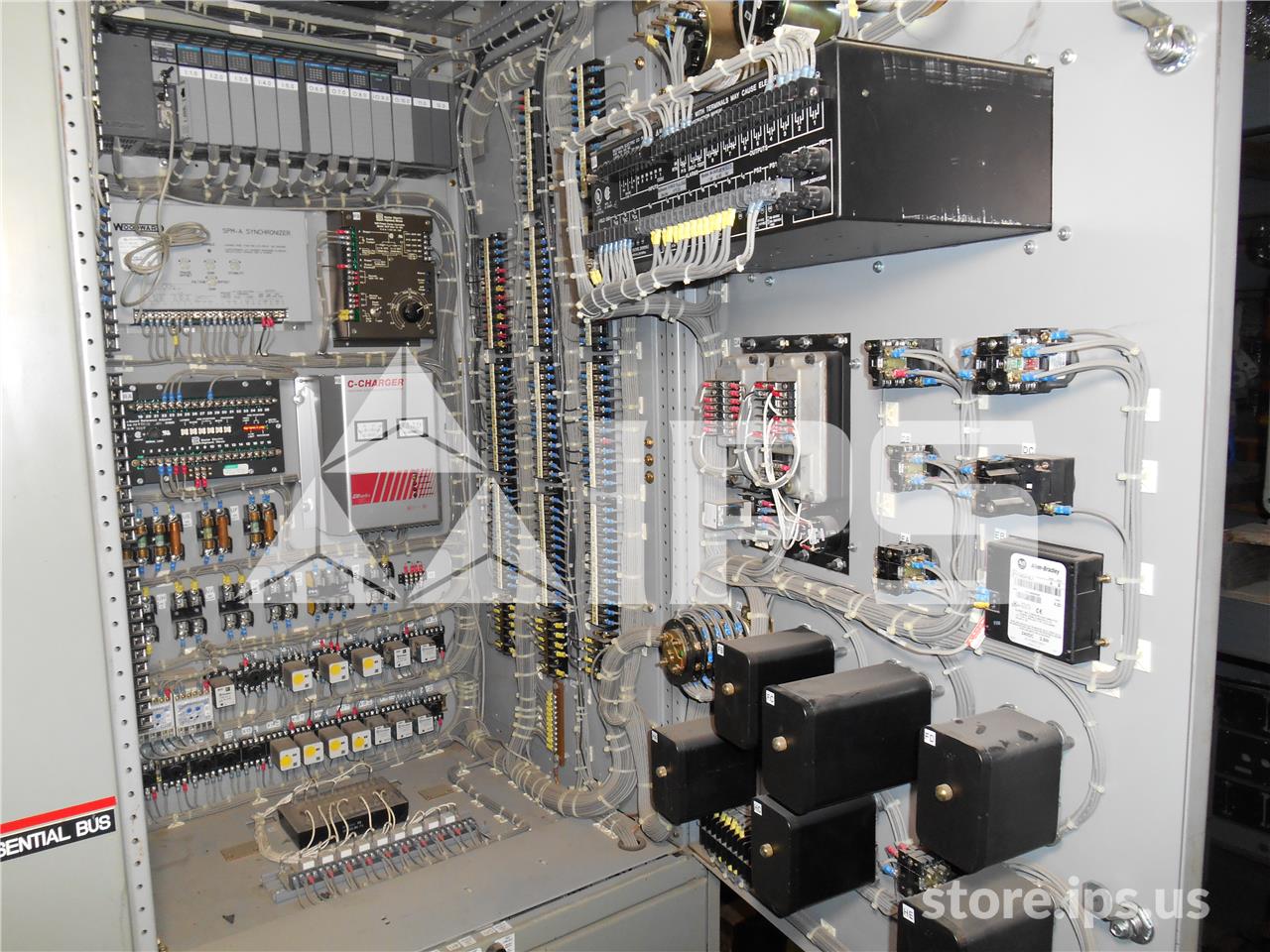 2000 Amps GE Akd-10 Indoor Switchgear 1-2000 Amps Main, Control Section - Image 2