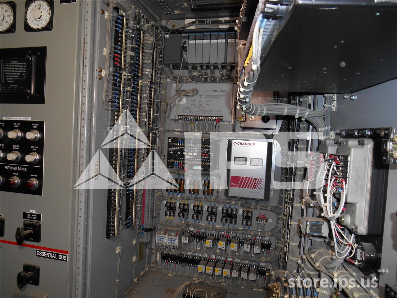 2000 Amps GE Akd-10 Indoor Switchgear 1-2000 Amps Main, Control Section - Image 3