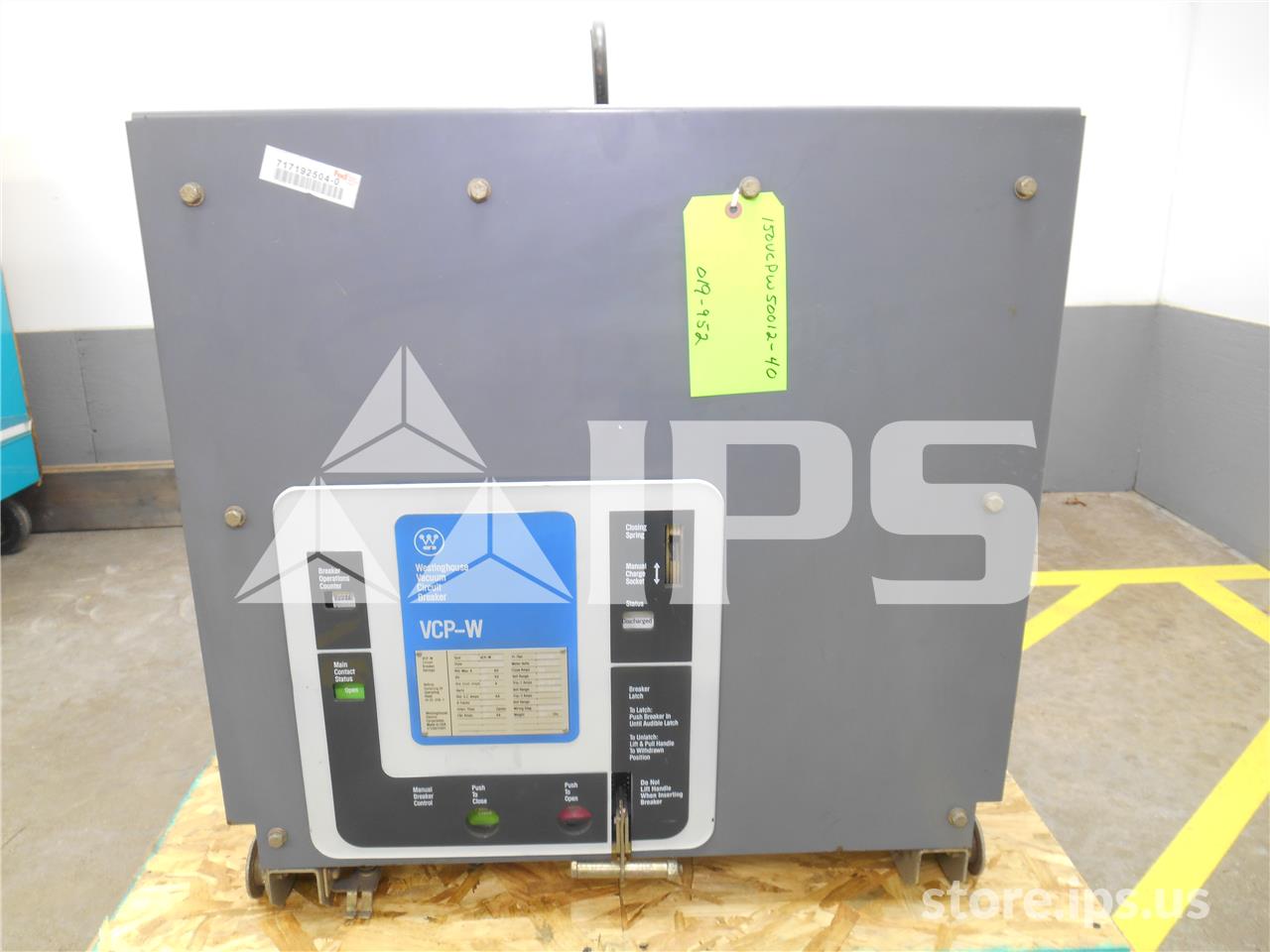 1200 Amps WH 150vcp-w 500 (150vcp-w 500) 120 Volts AC Control, 125 Volts DC Trip, 18k Amps Sc, Bottle# - Image 1