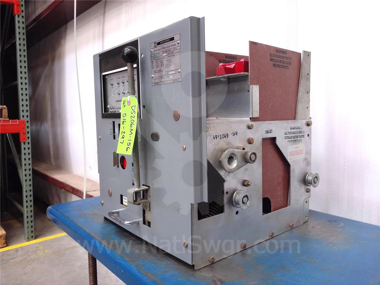 800 Amps Square D Ds-206 Mo/do Westrip Rms-2000 Lsig, 600 Amps Ct - Image 6