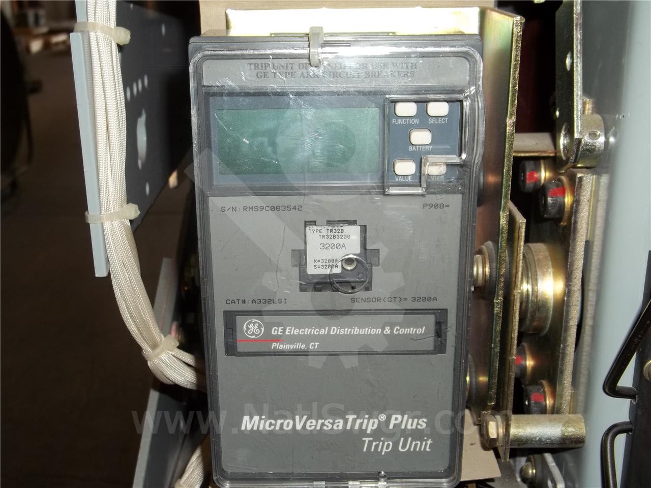 3200 Amps GE Akr-10f-75 Eo/do (akr-_f-75) 120 Volts AC Controls, Mvt Plus Lsi, 3200 Amps Ct, 3200 Amps Rp - Image 9