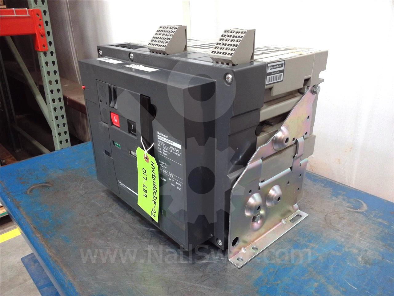 2000 Amps Square D Masterpact Nw20ha DC Non Automatic Switch Eo/bi 48 Volts DC Control, 48 Volts DC Uv - Image 6
