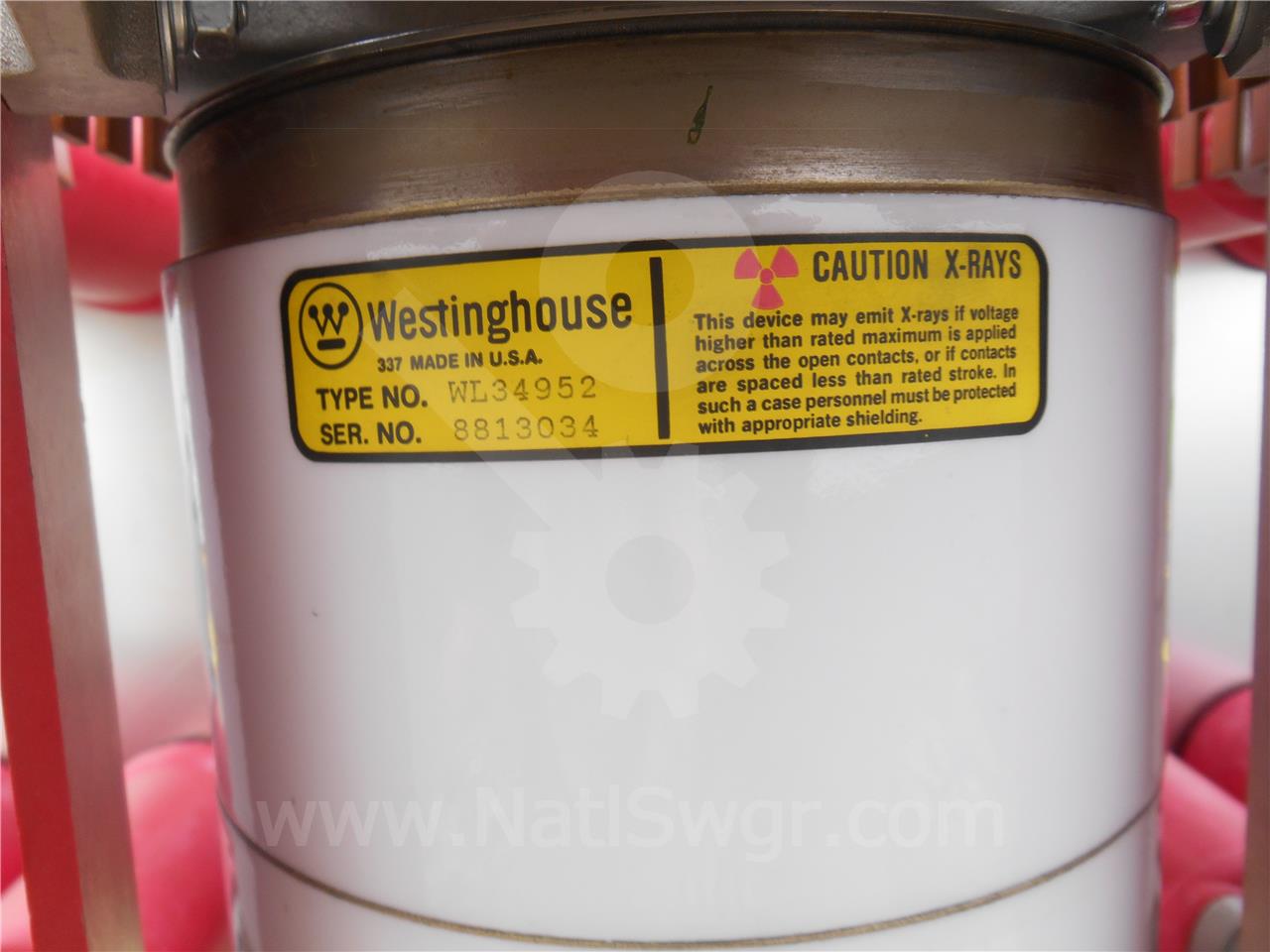 3000 Amps WH 50vcp-w 350 Eo/do Parts Unit, 125 Volts DC Control, 41k Amps Sc, Bottle# Bad - Image 3
