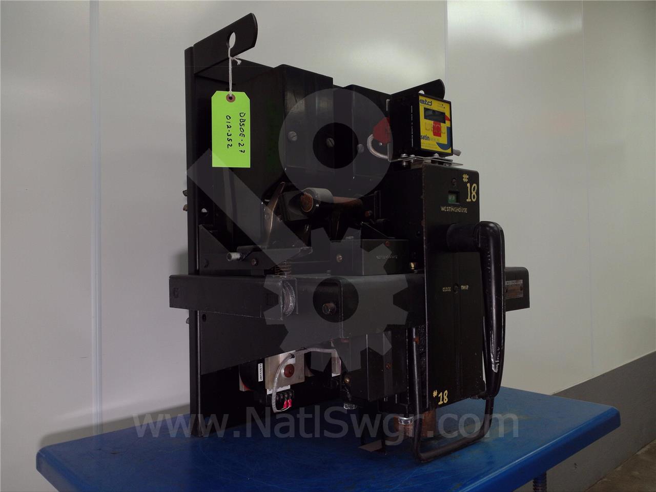 1600 Amps WH Db-50 Eo/do 1p 250 Volts DC Close, 220 Volts AC Relay / Shunt Trip, Satin Etc-12 Lsig, 1600 Amps - Image 7