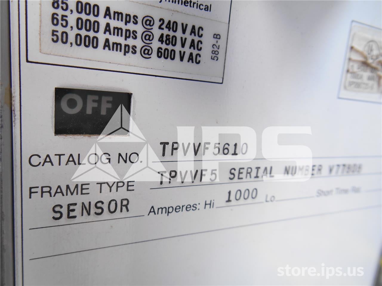 1600 Amps GE Power Break Tpvv Mo/do (tpvvf5) Mvt Lsi, 1000 Amps Ct - Image 3