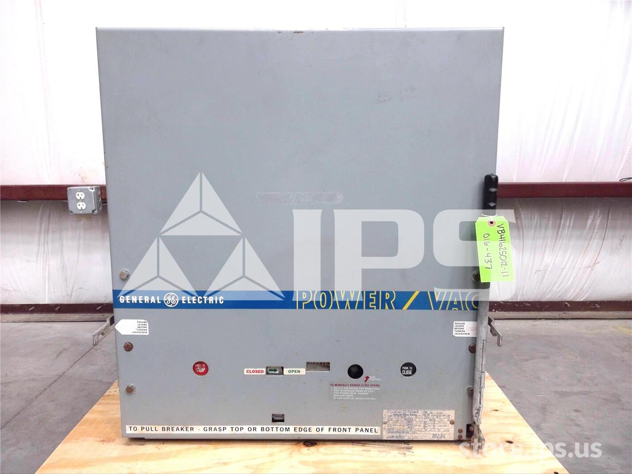 1200 Amps GE Vb 4.16-250 Ml-17 250 Volts DC Control 29k Amps Sc, Bottle# 41a3 - Image 1