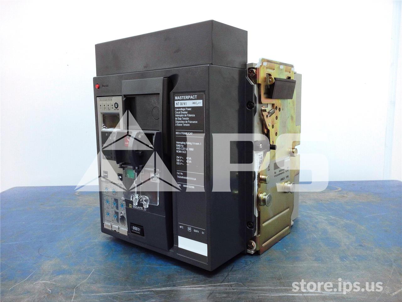 800 Amps Square D Masterpact Nt08 N1 Mo/do Ta2aar44a9sxxxxxja Unused Surplus (nt08 N) Micrologic 6.0 Amps - Image 3