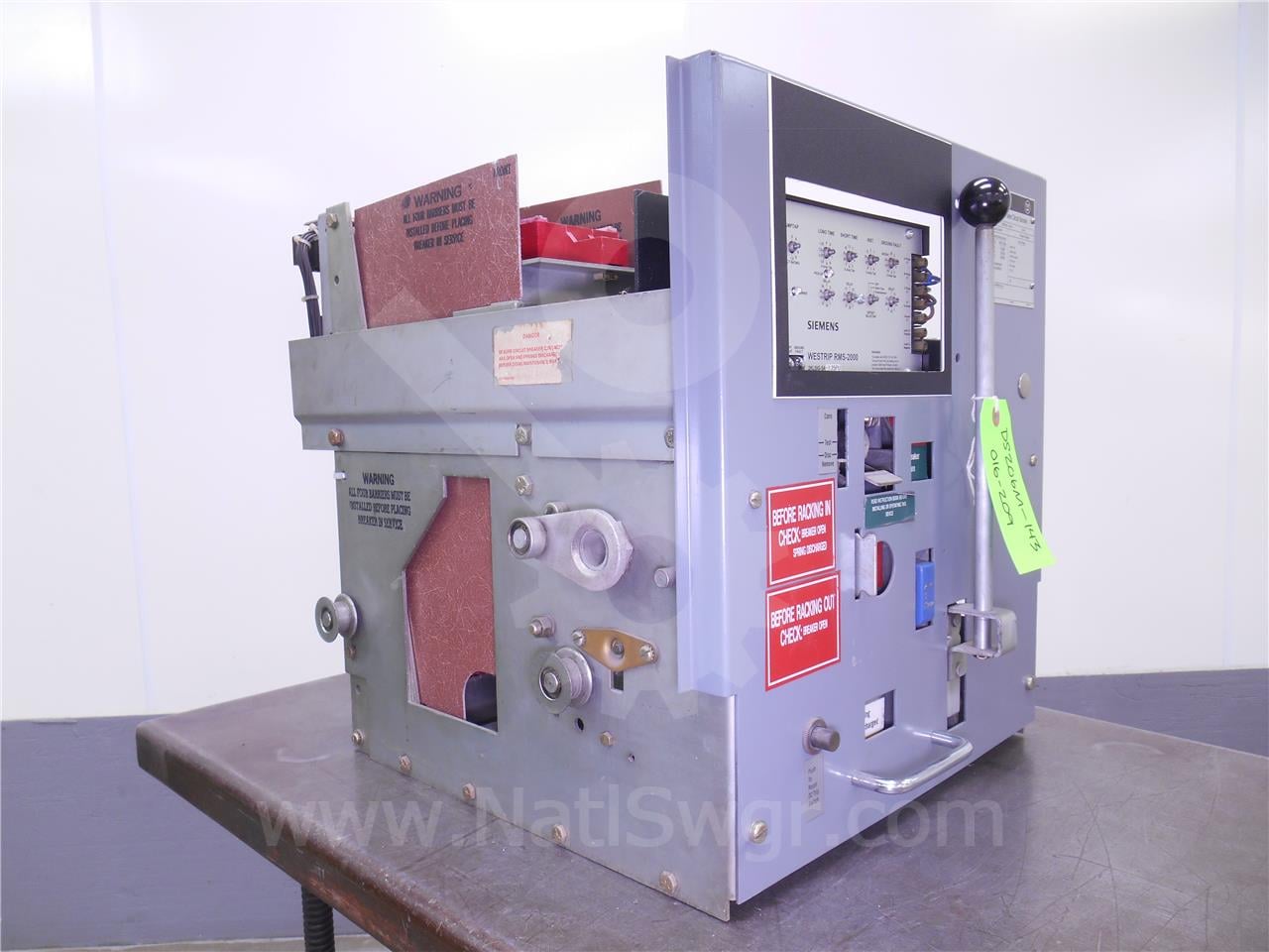 800 Amps WH Ds-206 Mo/do Westrip Rms-2000 Lsig, 600 Amps Ct, Dual Switch Bell Alarm - Image 8