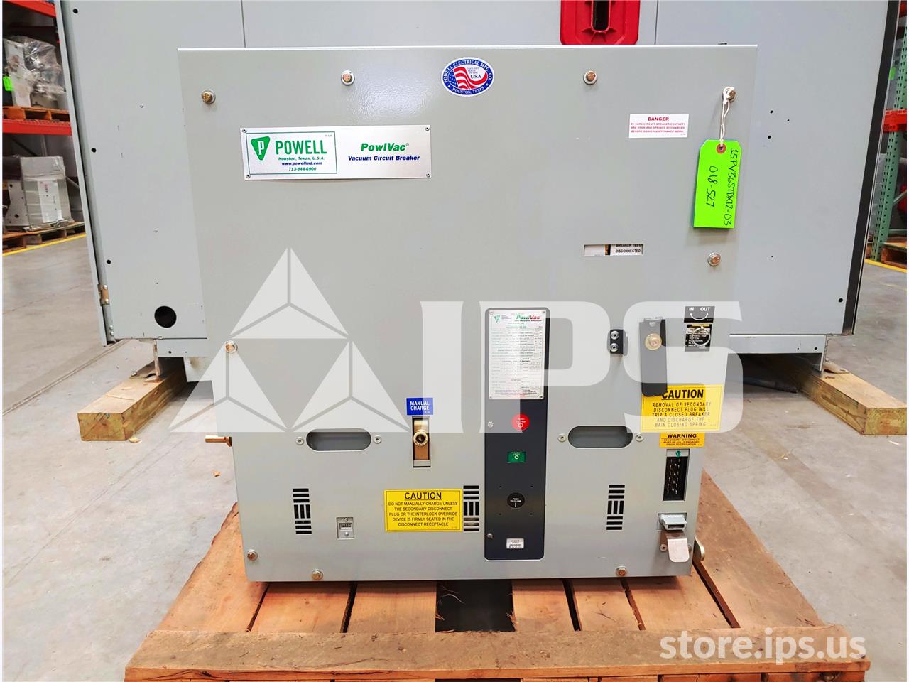 1200 Amps Pwl 15pv36stdx Pvs8 750mva/36k Amps Unused Surplus (15pv36) 125 Volts DC Control - Image 1