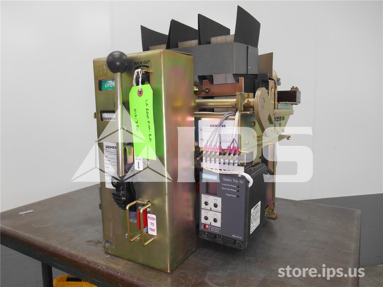 600 Amps AC La-600f Mo/do Static Trip Iii Ls, 600 Amps Ct, 800 Amps Fuse - Image 4