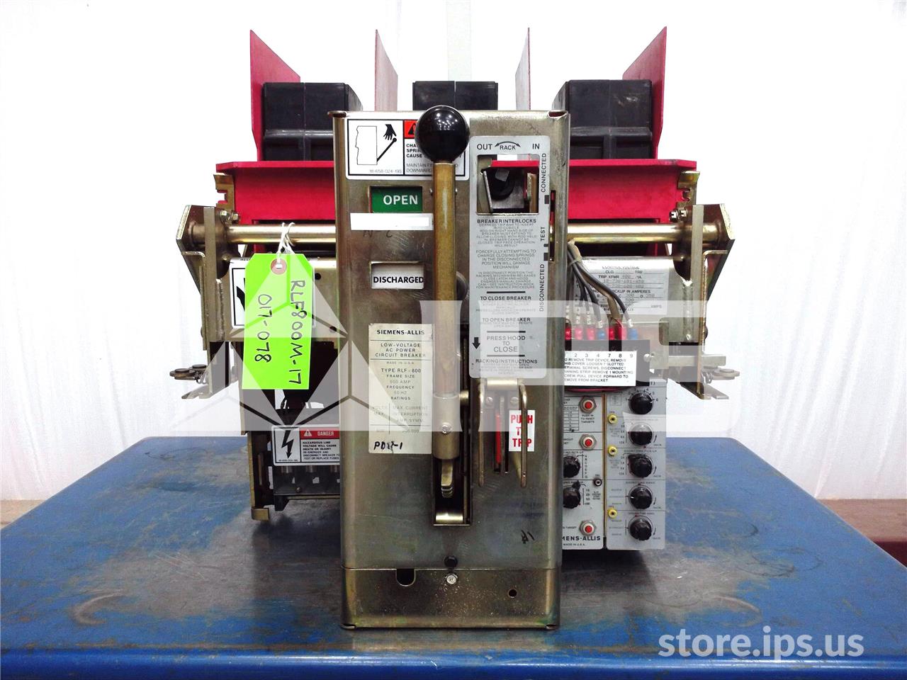 800 Amps Sa Rlf-800 Mo/do Static Trip Ii Lsig, 400 Amps Ct, 800 Amps Fuse - Image 1