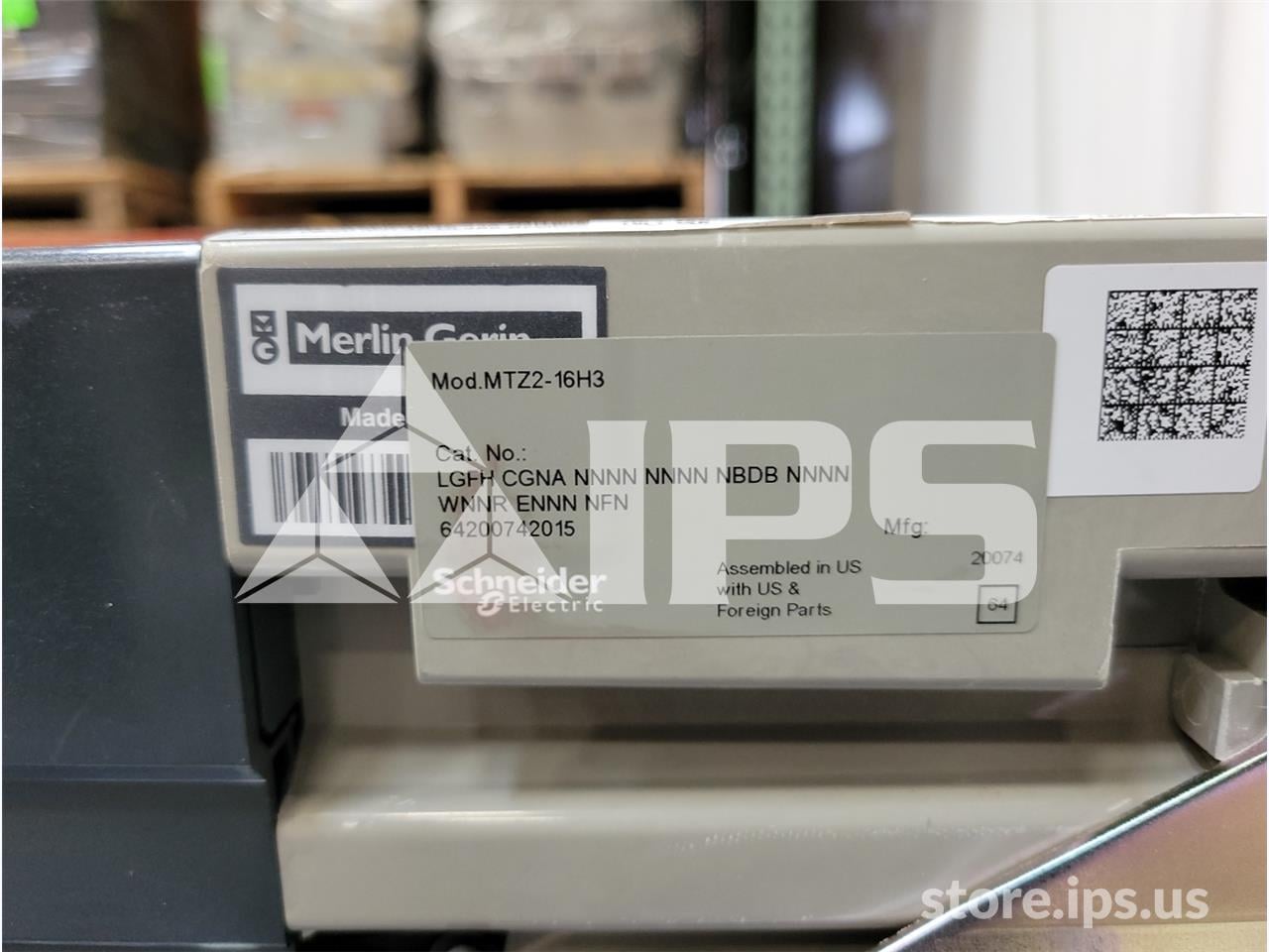 1600 Amps Square D Masterpact Mtz2 16h3 Eo/do Unused Surplus (mtz216h3) 120 Volts AC Control, 24 Volts AC - Image 5