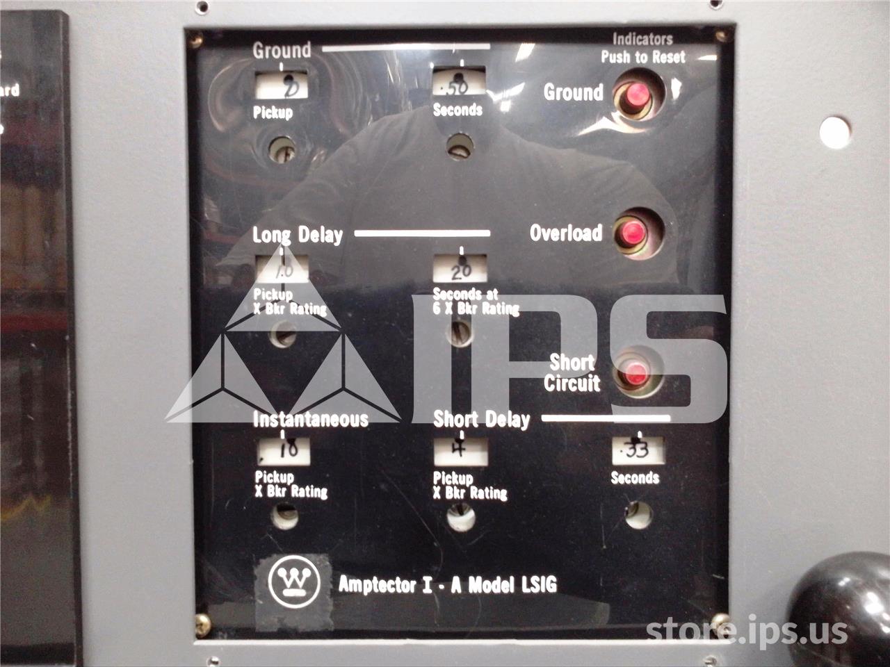 800 Amps WH Ds-206 Eo/do 48 Volts DC Control, Amptector I-a Lsig, 800 Amps Ct - Image 4