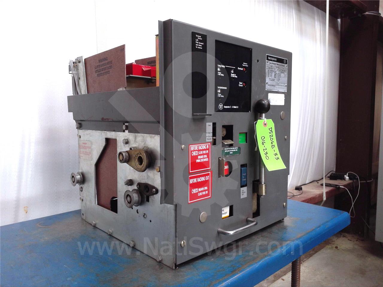 800 Amps WH Ds-206 Eo/do 125 Volts DC Control, Amptector Ia Li, 400 Amps Ct - Image 6