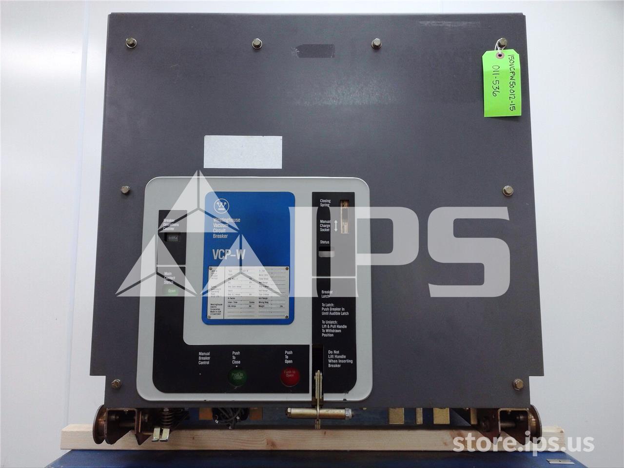 1200 Amps WH 150vcp-w 500 (150vcp-w 500) 120 Volts AC Control, 125 Volts DC Trip, 18k Amps Sc, Bottle# - Image 1
