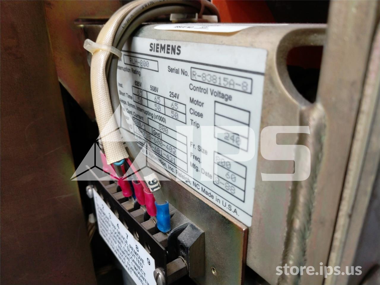 800 Amps Sa Rlh-800 Mo/do 240 Volts AC Trip, Static Trip Ii Lsig, 800 Amps Ct - Image 5
