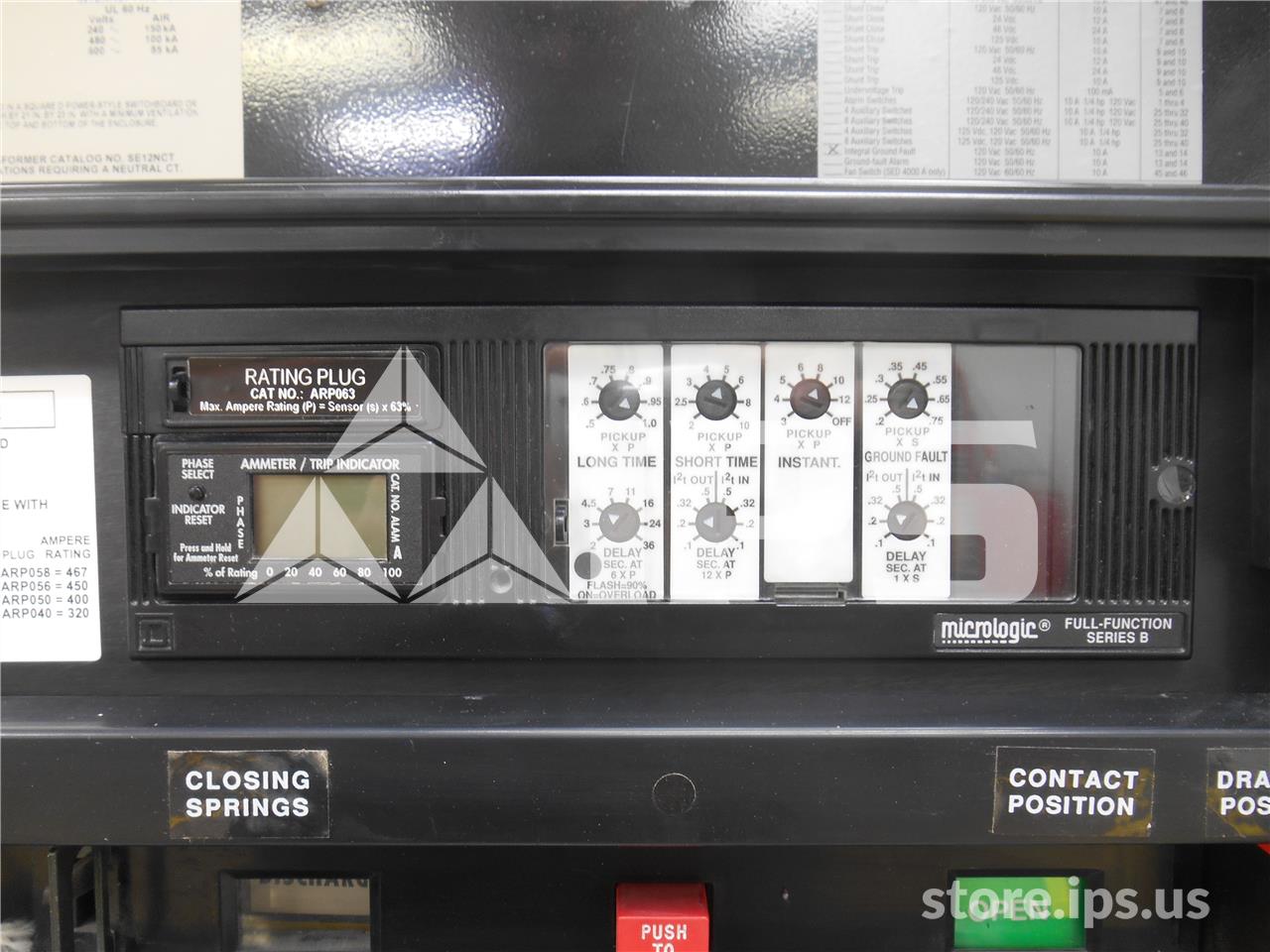 800 Amps Square D Sed36800lsg Mo/do (sed36800) Micrologic Series B Lsig, 800 Amps Ct, Arp063 Rp - Image 3