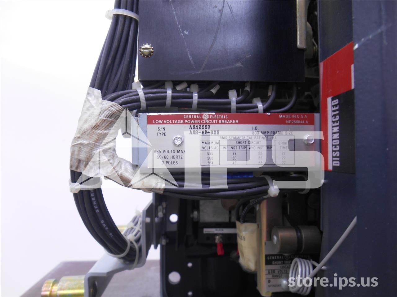 800 Amps GE Akr-6d-30s Eo/do (akr-_d-30s) 125 Volts DC Control, Mvt Li, 400 Amps Ct - Image 4