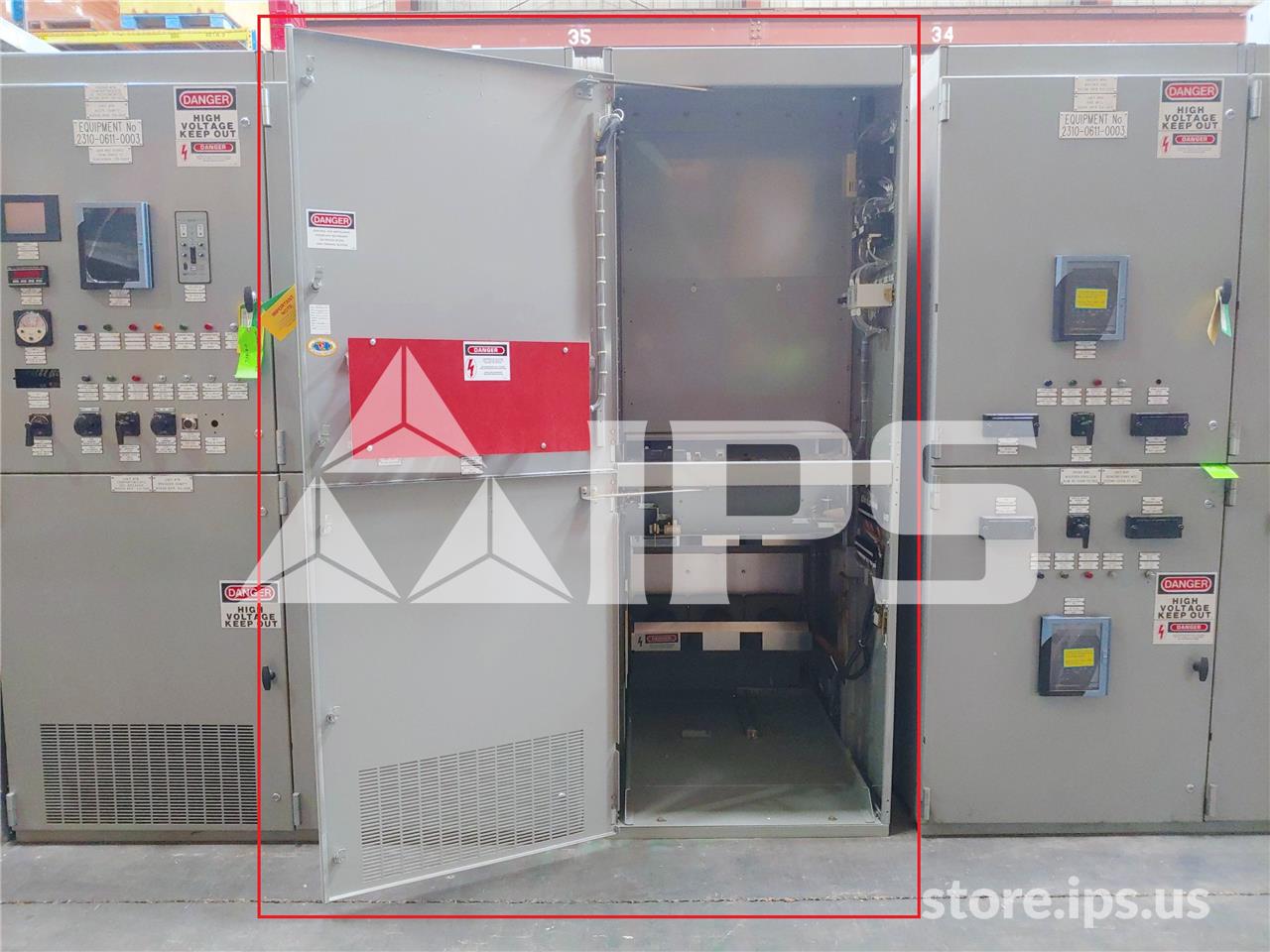 15 KV Pwl Pv Indoor Switchgear Unused Surplus Instrument Compartment, 3000 Amps Breaker Compartment - Image 2