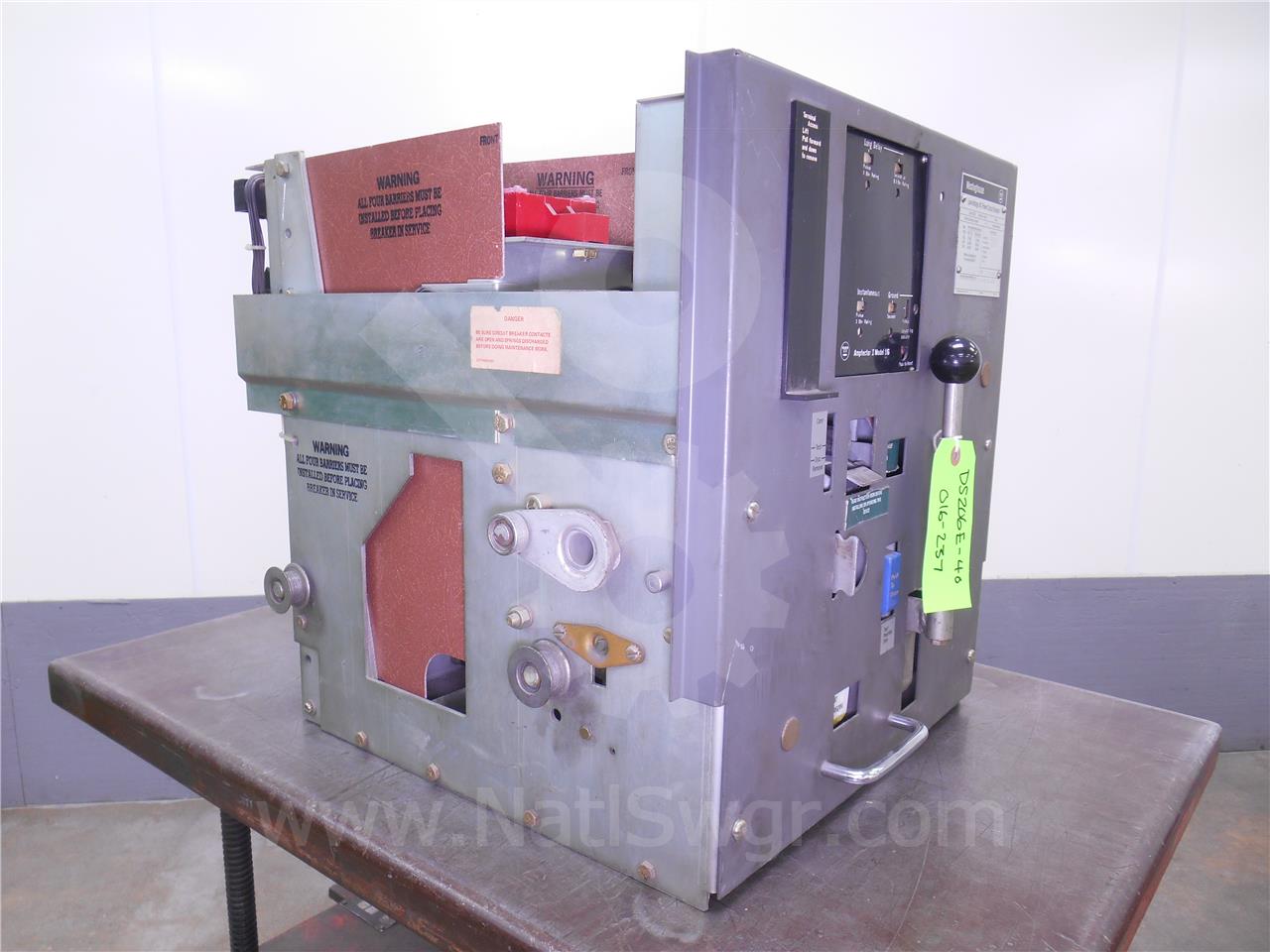 800 Amps WH Ds-206 Eo/do 125 Volts DC Control, Amptector I Lig, 400 Amps Ct - Image 7