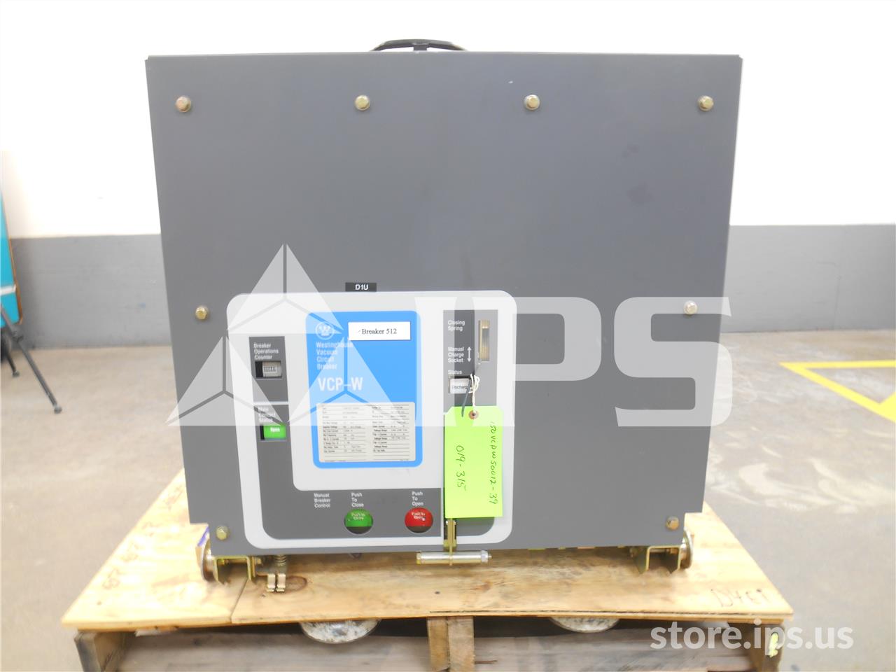 1200 Amps WH 150vcp-w 500 (150vcp-w 500) 125 Volts DC Control, 18k Amps Sc, Bottle# Wl34535b - Image 1