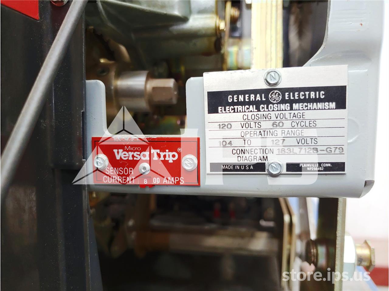 800 Amps GE Akr-7d-30 Eo/do (akr-_d-30) 120 Volts AC Control, 24 Volts DC Trip, Mvt Rms-9 Lsi, 800 Amps Ct - Image 4