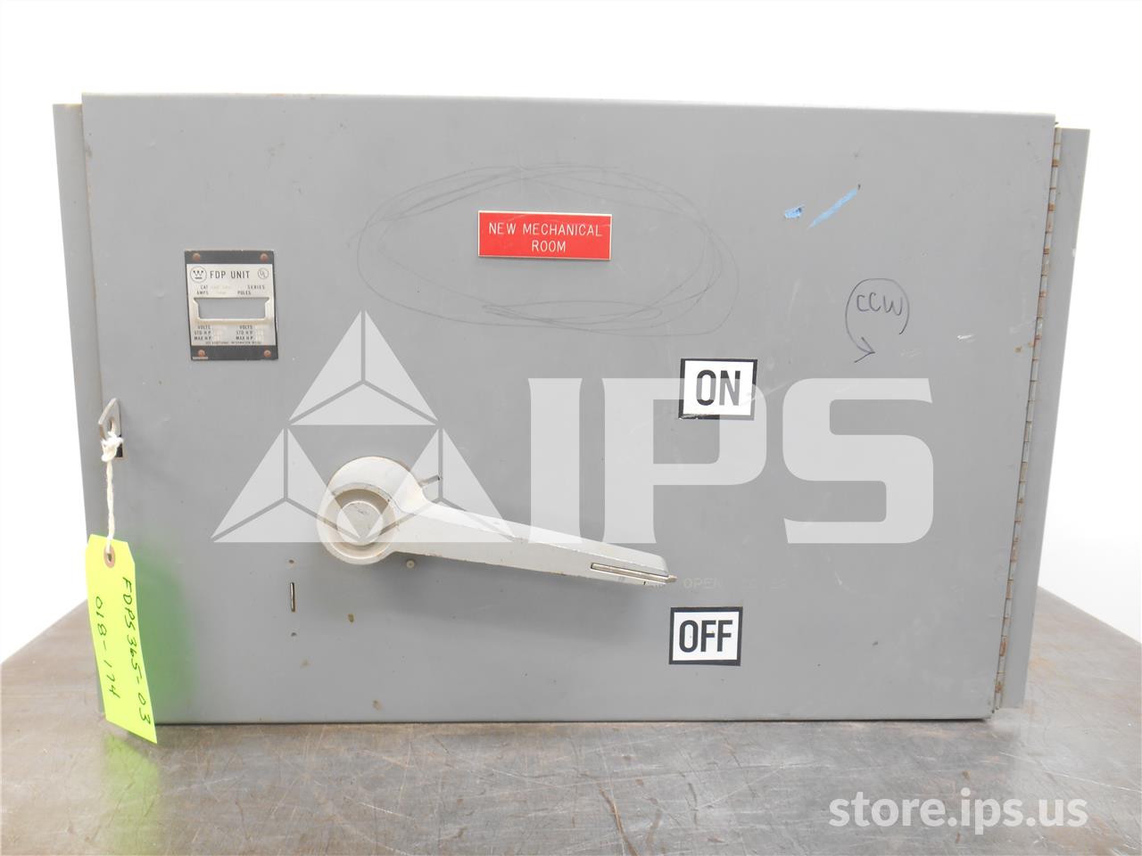 400 Amps WH Fdps Low Voltage Disconnect Switch - Image 1