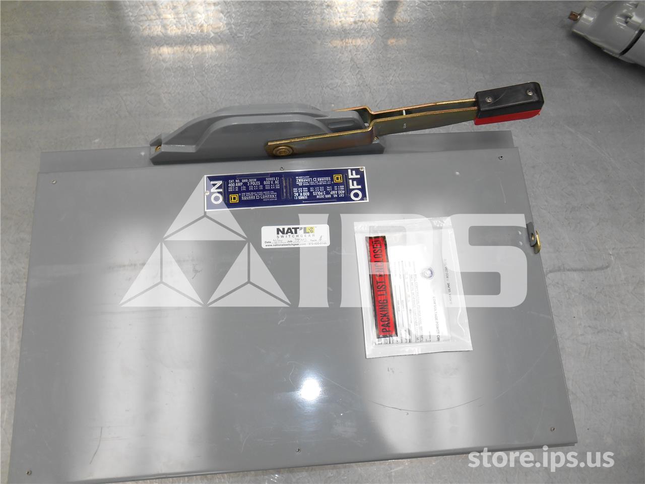 Square D Qmb Low Voltage Disconnect Switch, 400 Amps Generic Item Number - Image 2