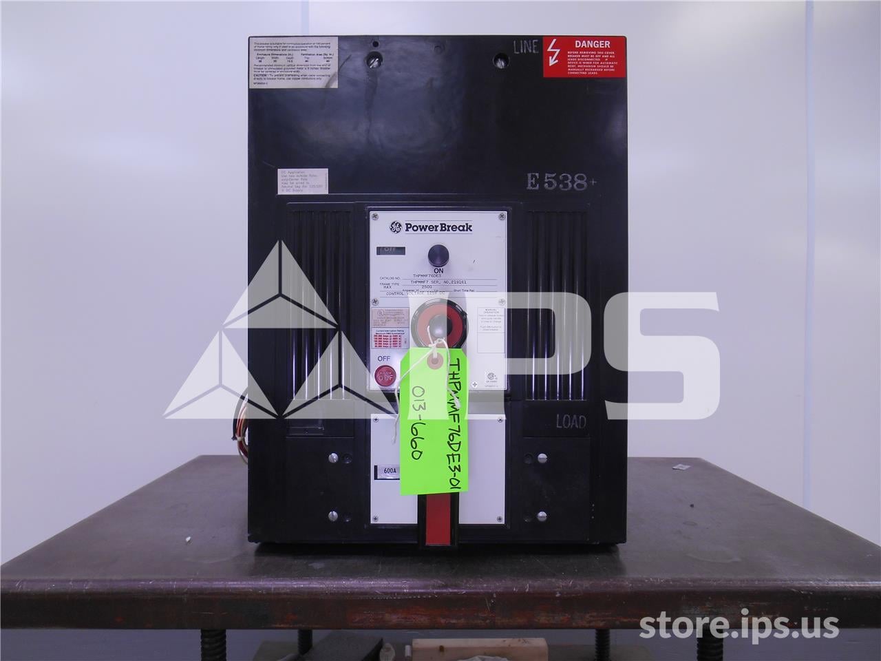 2500 Amps GE Thpmmf Power Break Eo/bi (thpmm) 125 Volts DC Control, 600 Amps Series Trip - Image 1