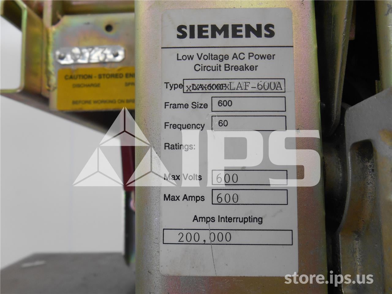600 Amps Sa Laf-600a Mo/do Static Trip Iii Ls, 600 Amps Ct, 800 Amps Fuse - Image 3