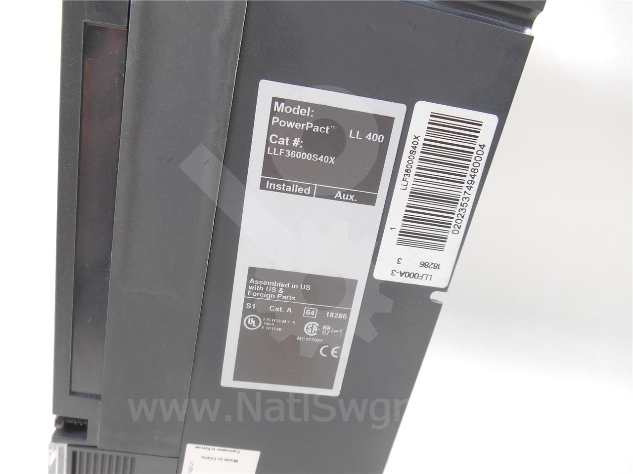 Square D Llf Powerpact L-frame Mccb 600 Amps Frame, With Aux Switch - Image 2