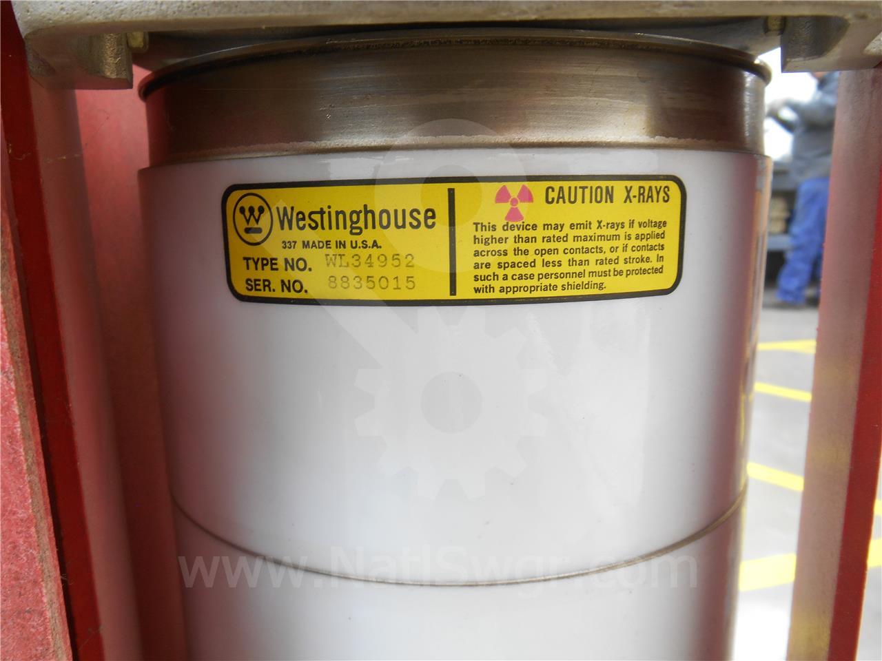 1200 Amps WH 50vcp-w350 (50vcp-w 350) 4.76 KV 125 Volts DC Wl-34952 Bottles - Image 2