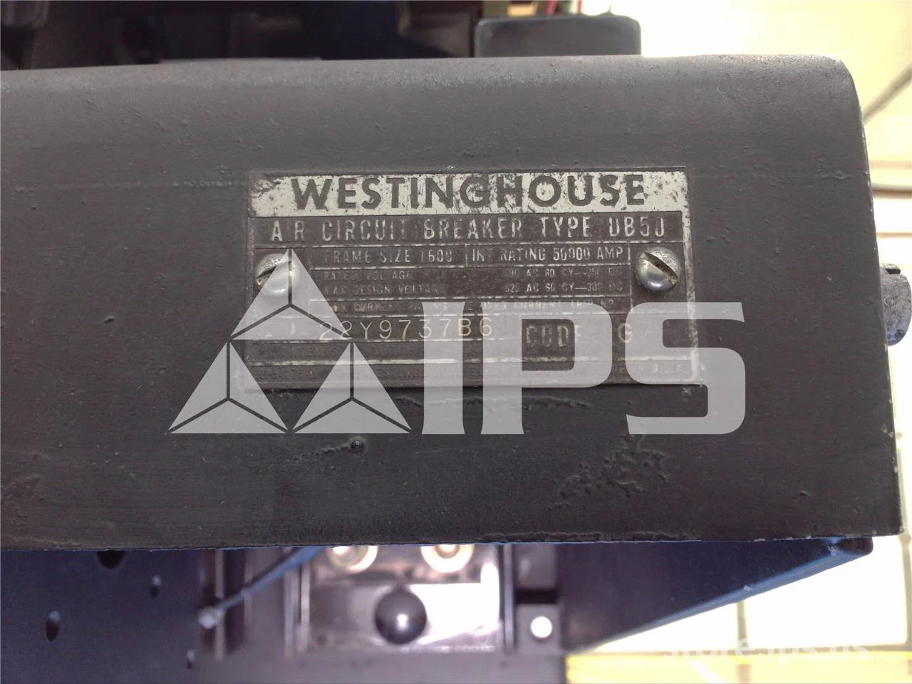 1600 Amps WH Db-50 Eo/do 1p 250 Volts DC Close, 220 Volts AC Relay / Shunt Trip, Rms/r 510 Lsig, 800 Amps Ct - Image 3