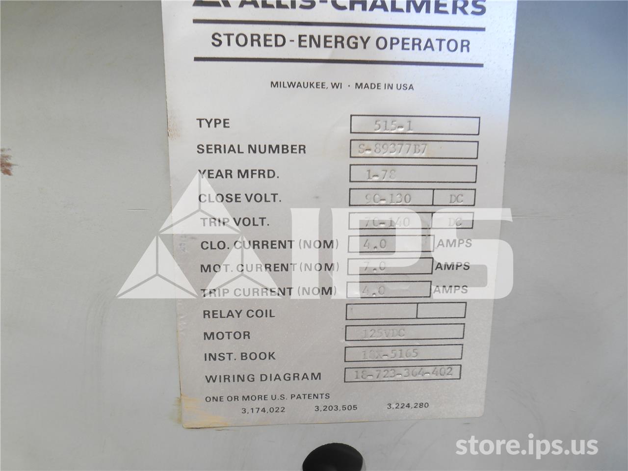 1200 Amps AC Ruptair Ma-250c1 (ma250) 125 Volts DC Control, 515-1 Mech - Image 2