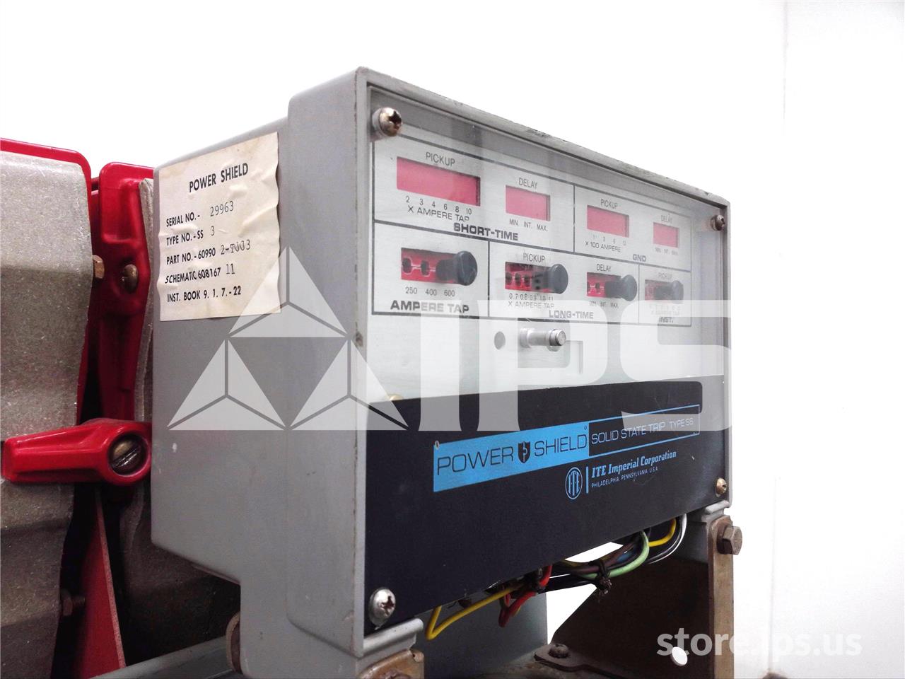 600 Amps ITE K-600s Red Mo/do Power Shield Ss3 Li, 600 Amps Ct - Image 4