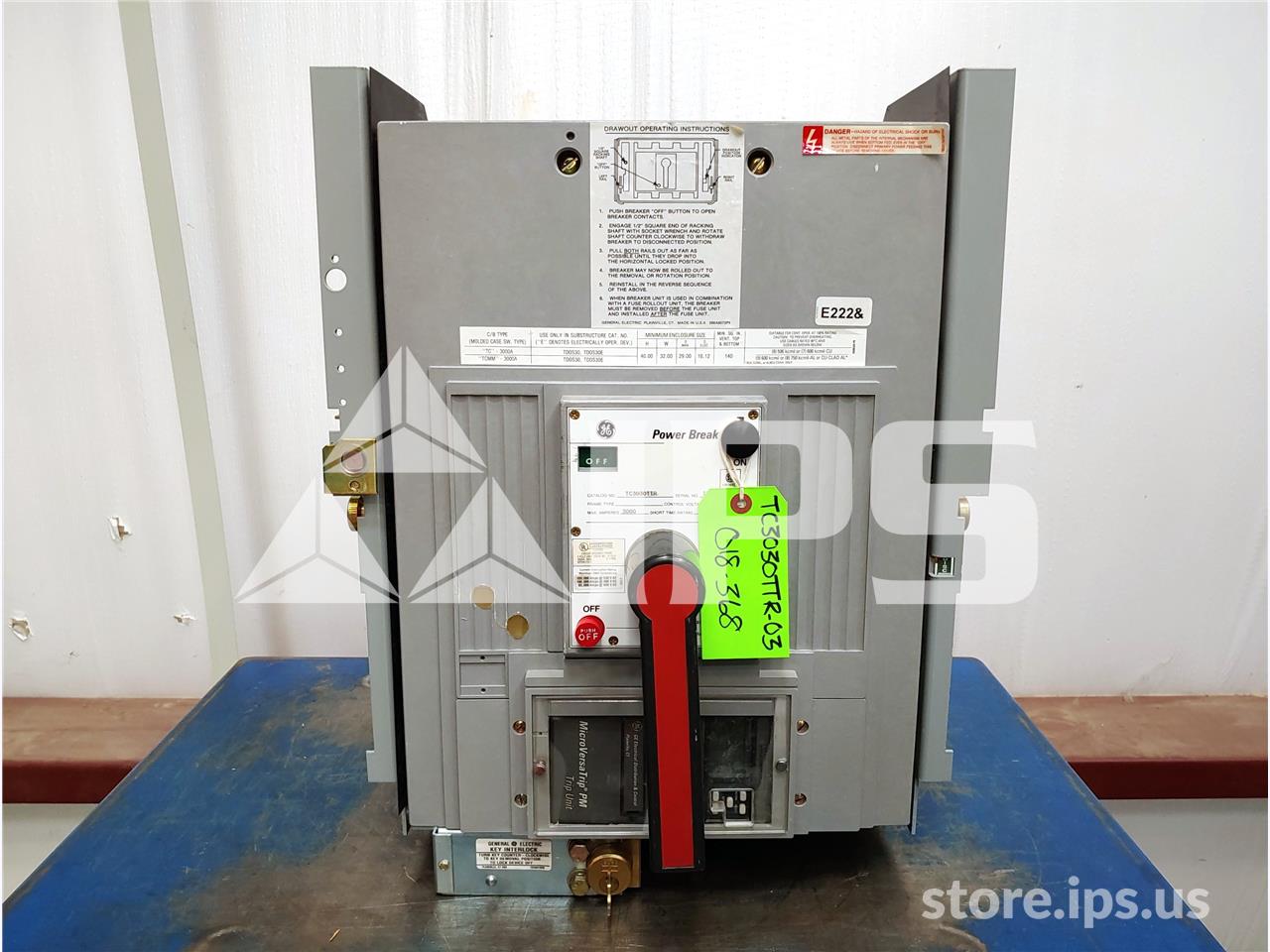 3000 Amps GE Tc Power Break Mo/do (tc3030) Mvt Pm Lsi, 3000 Amps Ct, 3000 Amps Rp, Communications Module - Image 1