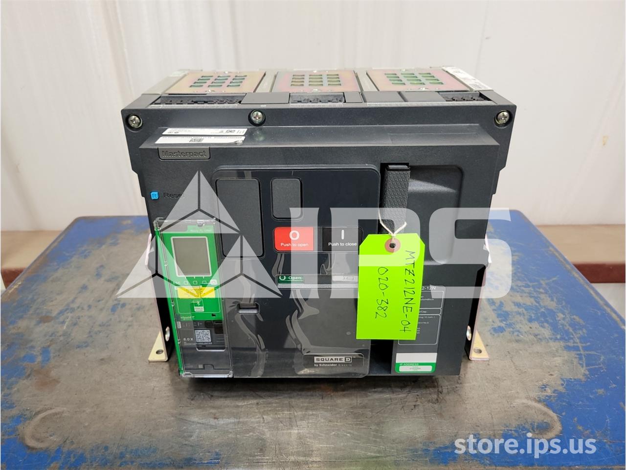 1200 Amps Square D Masterpact Mtz2 12n Eo/do Unused Surplus (mtz212n) 120 Volts AC Control, Micrologic 6.0 X - Image 1