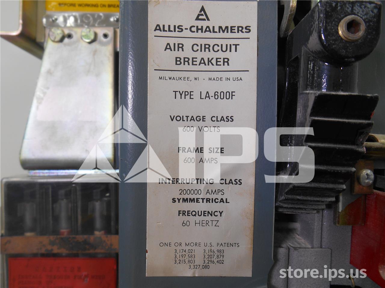600 Amps AC La-600f Mo/do Static Trip Iii Ls, 600 Amps Ct, 800 Amps Fuse - Image 3
