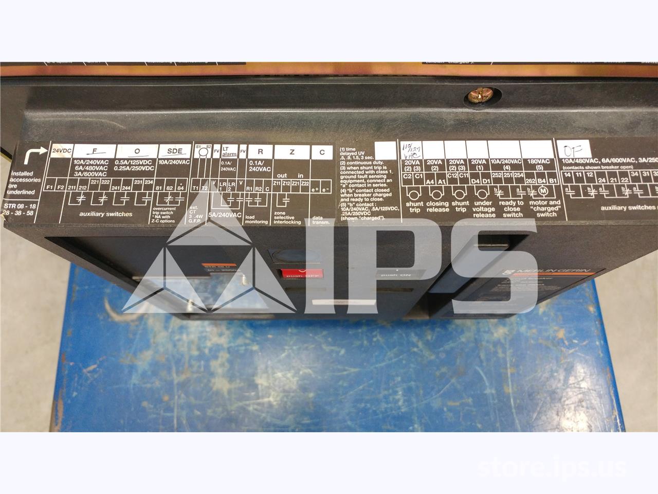 1600 Amps Square D Merlin Gerin Mp16 H2 Mo/do 120 Volts AC Trip, Str58up Lsi, 1600 Amps Ct, 1200 Amps Rp - Image 4