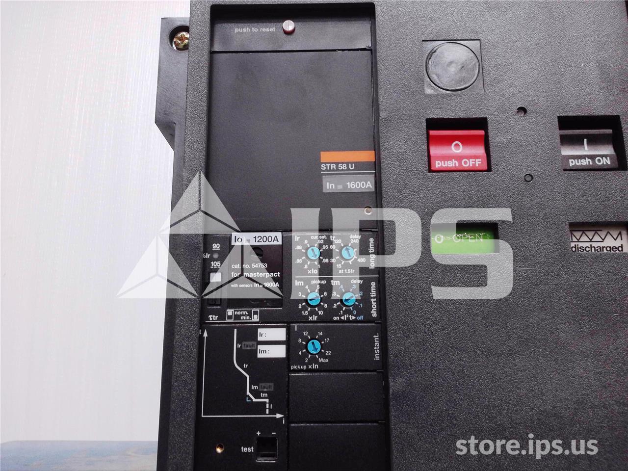 1600 Amps Square D Merlin Gerin Mp16 H2 Mo/do 120 Volts AC Trip, Str58up Lsi, 1600 Amps Ct, 1200 Amps Rp - Image 5